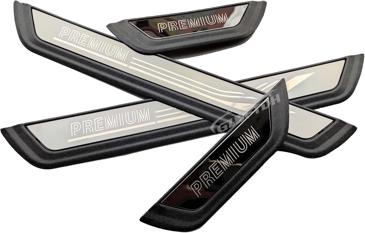 GZBFTDH Car Door Sill Scuff Protector Guard, Compatible for 2018-2022 C-HR CHR Accessories, Steel Door Entry Plate Trim