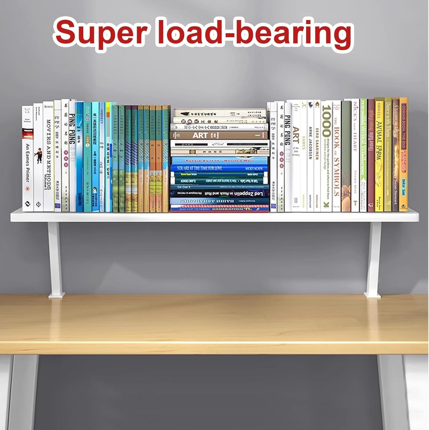 Delavala Clamp on Desk Organizer Shelf | FloatingDesk Shelf, Adjustable Desks Extender Side Table, Desktop Storage Shelf | Clamp on Base, DeskExtension Shelf - Space Saving Solution 4