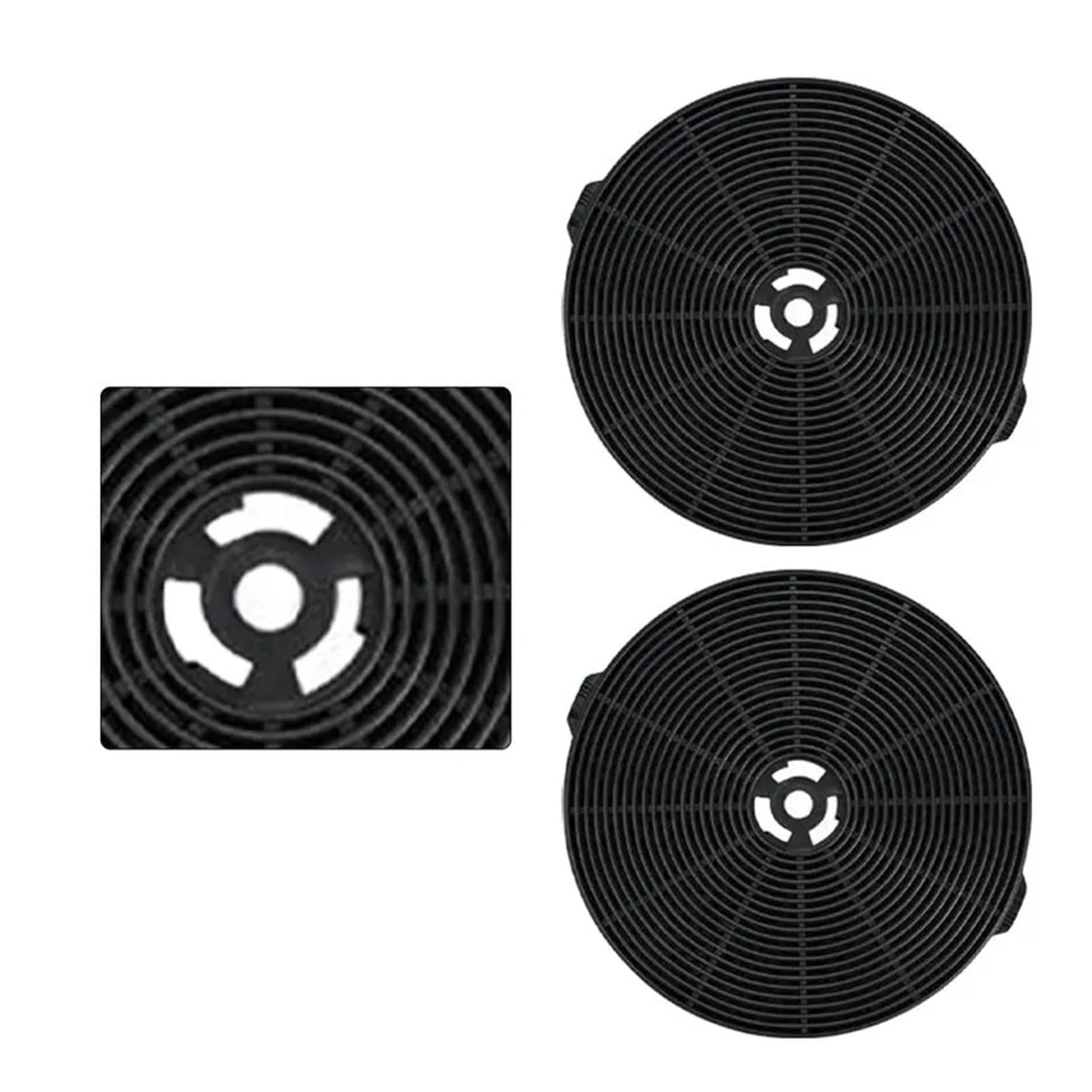 Schermo Filtro Al Carbone Da 2 Pezzi 175 * 24 Mm, Accessorio for Cappa Da Cucina, Parte for Elettrodomestico