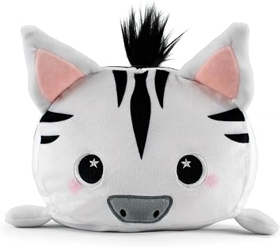 Moosh-Moosh Softest Plush Premium Squishy Pillow Series 2 Lots of Different Award Winning Animals and Unique Stories Snuggle and Stack Endless Fun Stripey