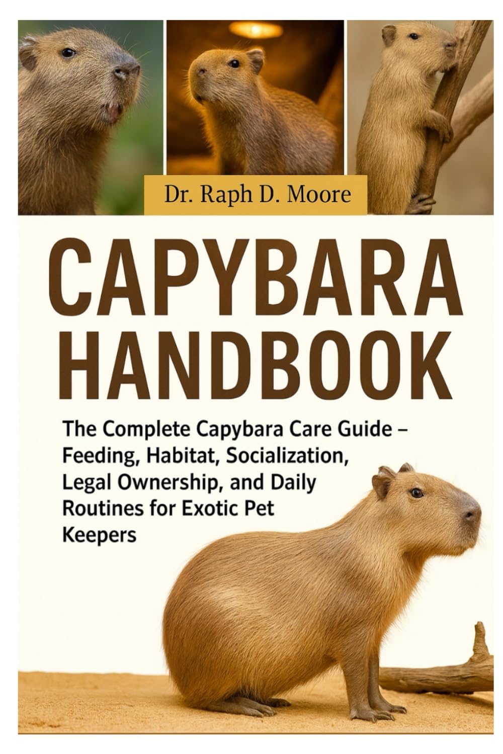 CAPYBARA HANDBOOK: The Complete Capybara Care Guide – Feeding, Habitat, Socialization, Legal Ownership, and Daily Routines for Exotic Pet Keepers