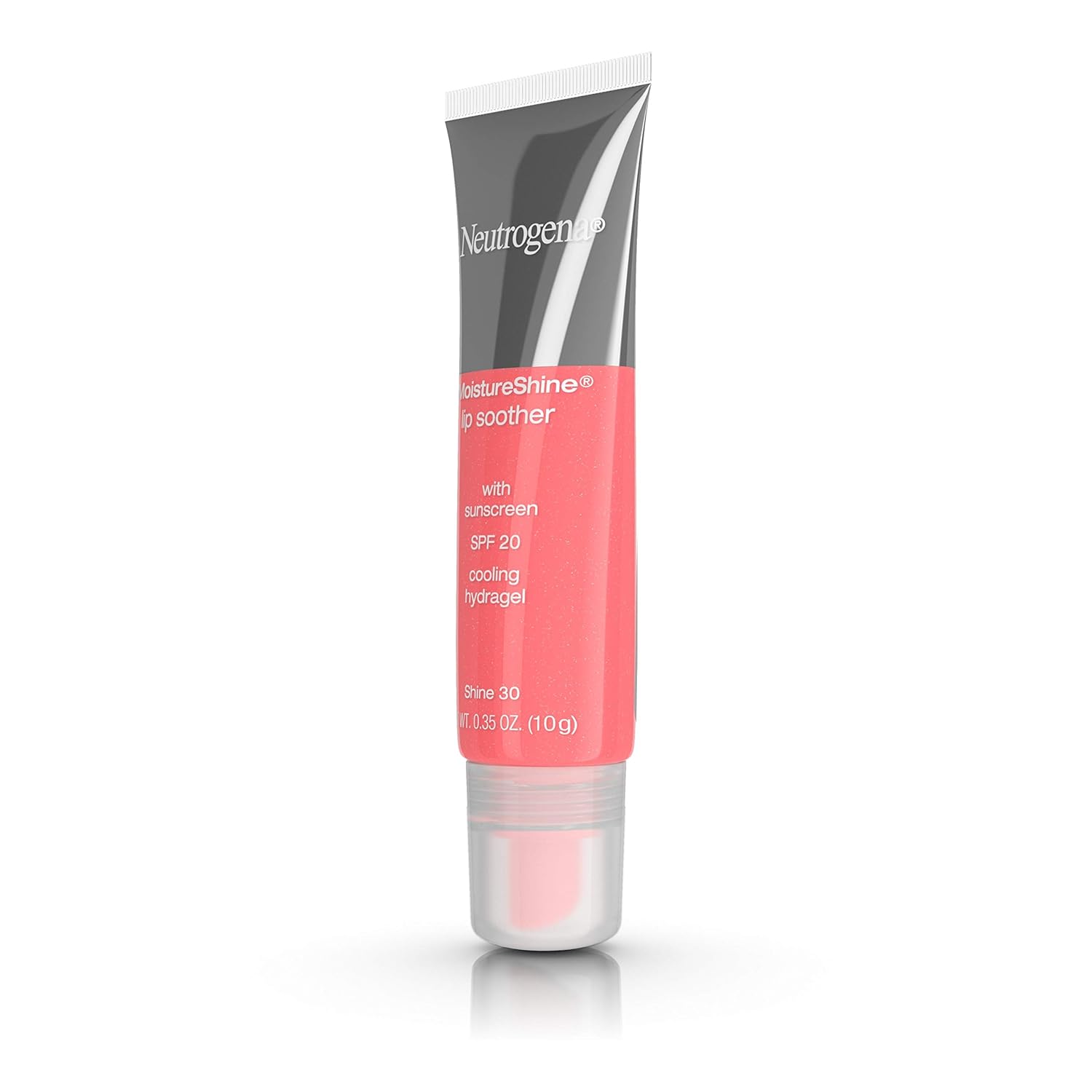 Neutrogena MoistureShine Lip Soother Gloss with SPF 20 Sun Protection, High Gloss Tinted Lip Moisturizer with Hydrating Glycerin and Soothing Cucumber for Dry Lips, Shine 30,.35 oz : Lip Balms And Moisturizers : Beauty & Personal Care