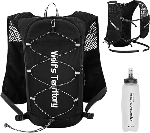 Miniatura 24 de TRIWONDER Mochila de hidratación para correr, chaleco de agua ligero para hombres y mujeres, paquete de agua de hidratación para ciclismo, correr,