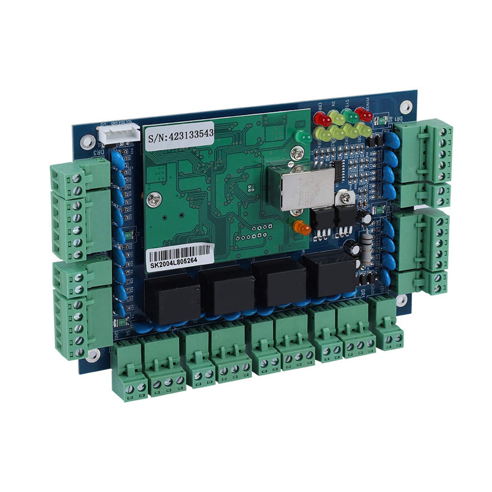 Network TCP Access de Acceso IP Control de Panel Lector de Seguridad Avanzado de Seguridad con Enlace de Alarma contra Incendios Protección de Memoria de Alta Velocidad para