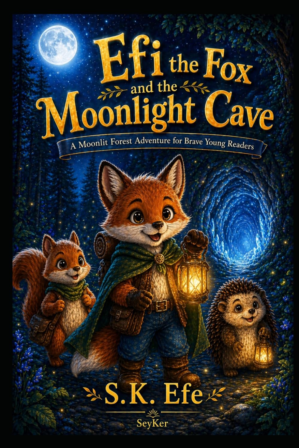 Efi the Fox and the Moonlight Cave: A Moonlit Forest Adventure for Brave Young Readers (Efi the Fox Adventures)