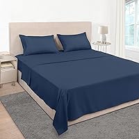 Vista 57 de Mejoroom Sábanas a rayas tamaño completo - sábanas de lujo de 1800 hilos con bolsillo profundo de 16 pulgadas, colección de ropa de cama de alta
