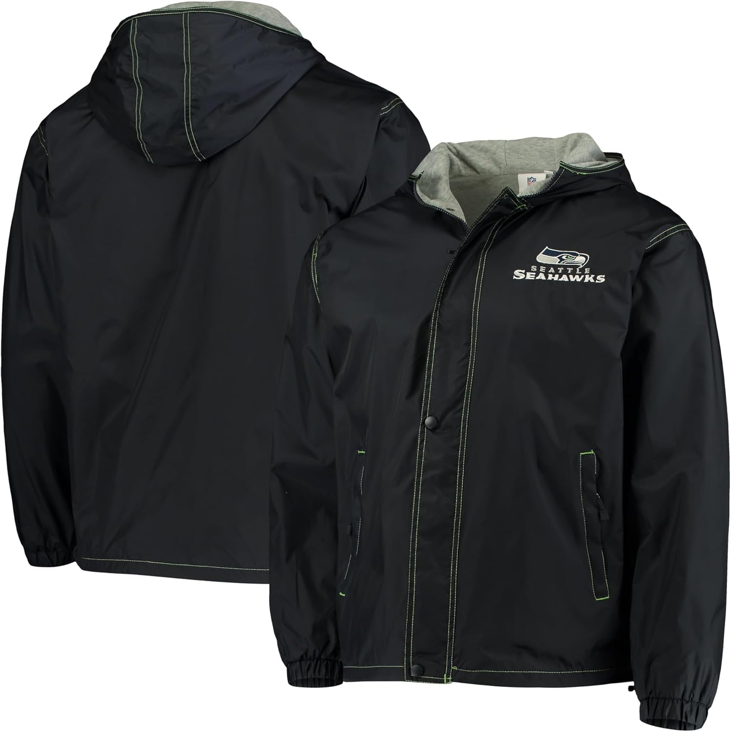 Dunbrooke Men's NFL Logo Legacy Stadium Full-Zip Jacket