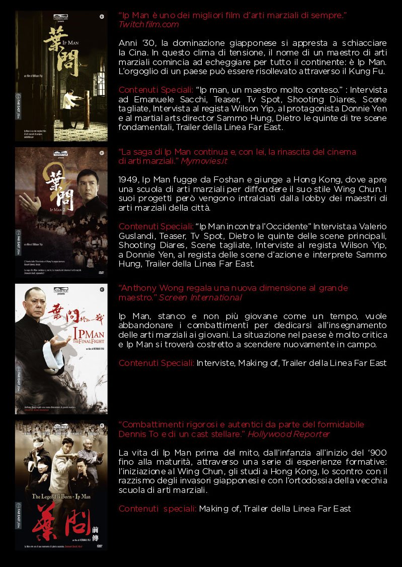Collezione Ip Man (4 DVD)