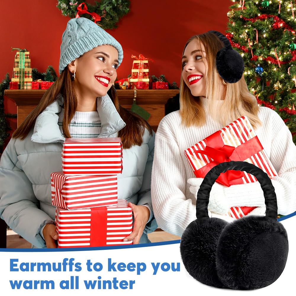 Orejeras, orejeras frio, Plegable Tamaño Ajustable orejeras, Suave y confortable Earmuff de invierno resistentes al viento y cálidas, Earmuff Hombres Mujeres, para Deportes Exterior