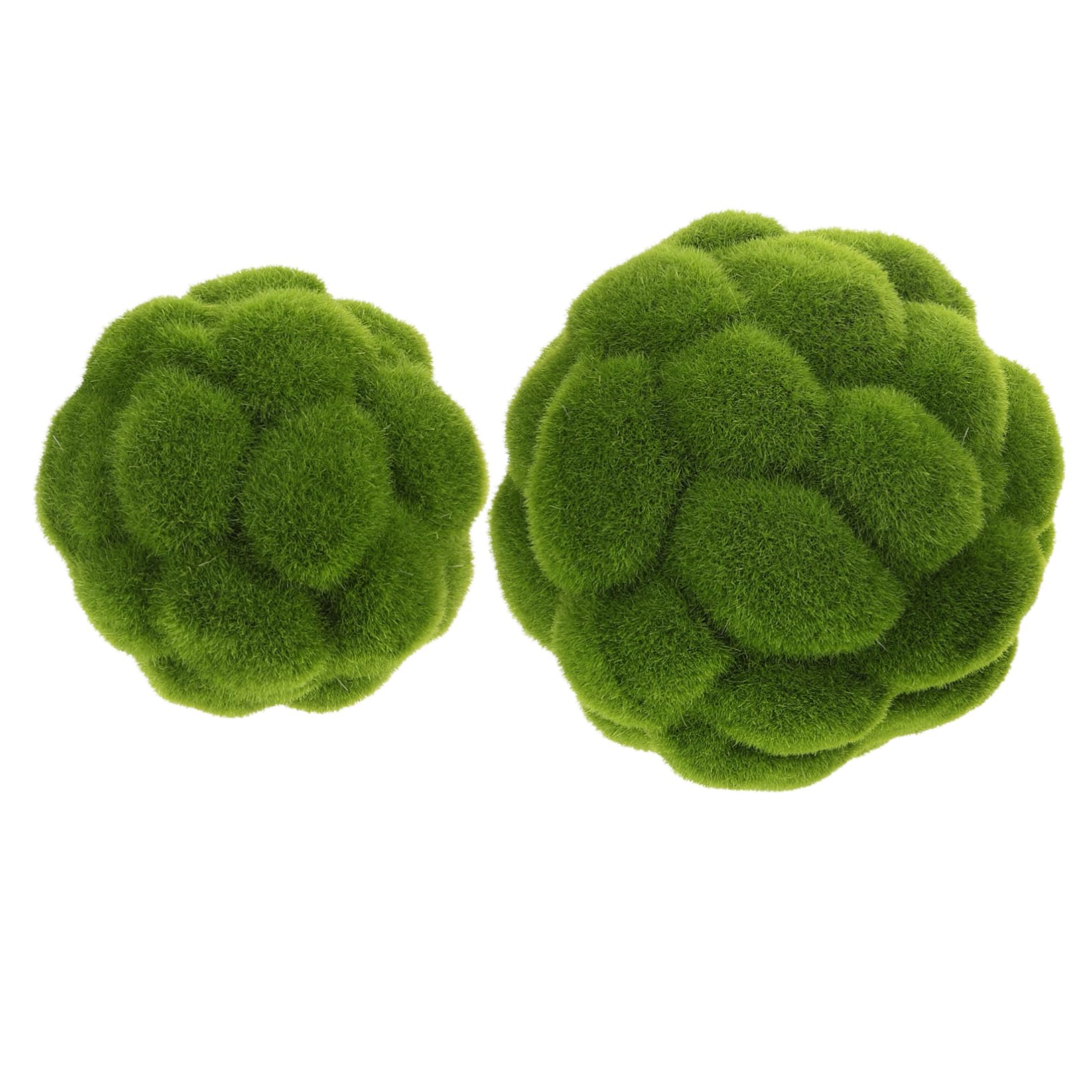 Cabilock 8 Stck. Künstliche Mooskugel Dekoration Realistische Topiary Bälle für Garten Hochzeit und Innenräume Pflegeleicht und Langlebig