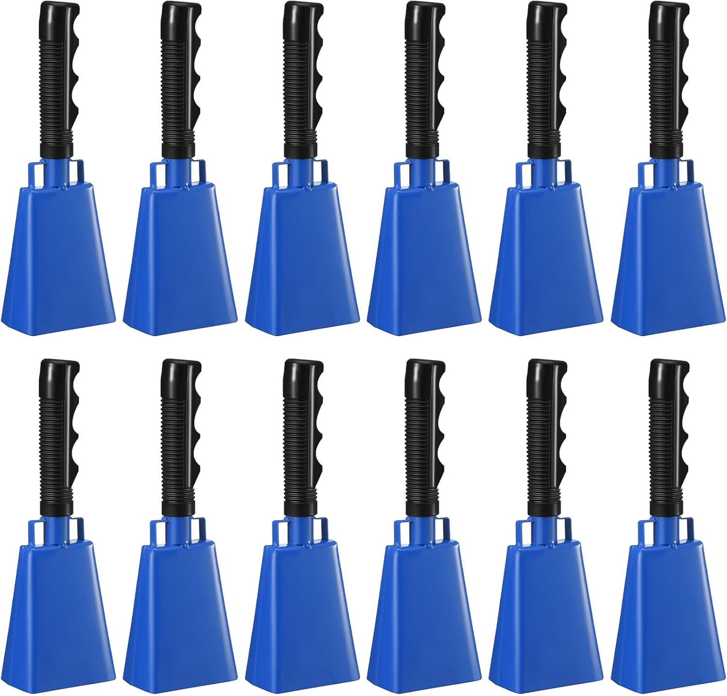 Pelopy 12 Pcs Large Cow Bell 9 '' Cowbell with Handle