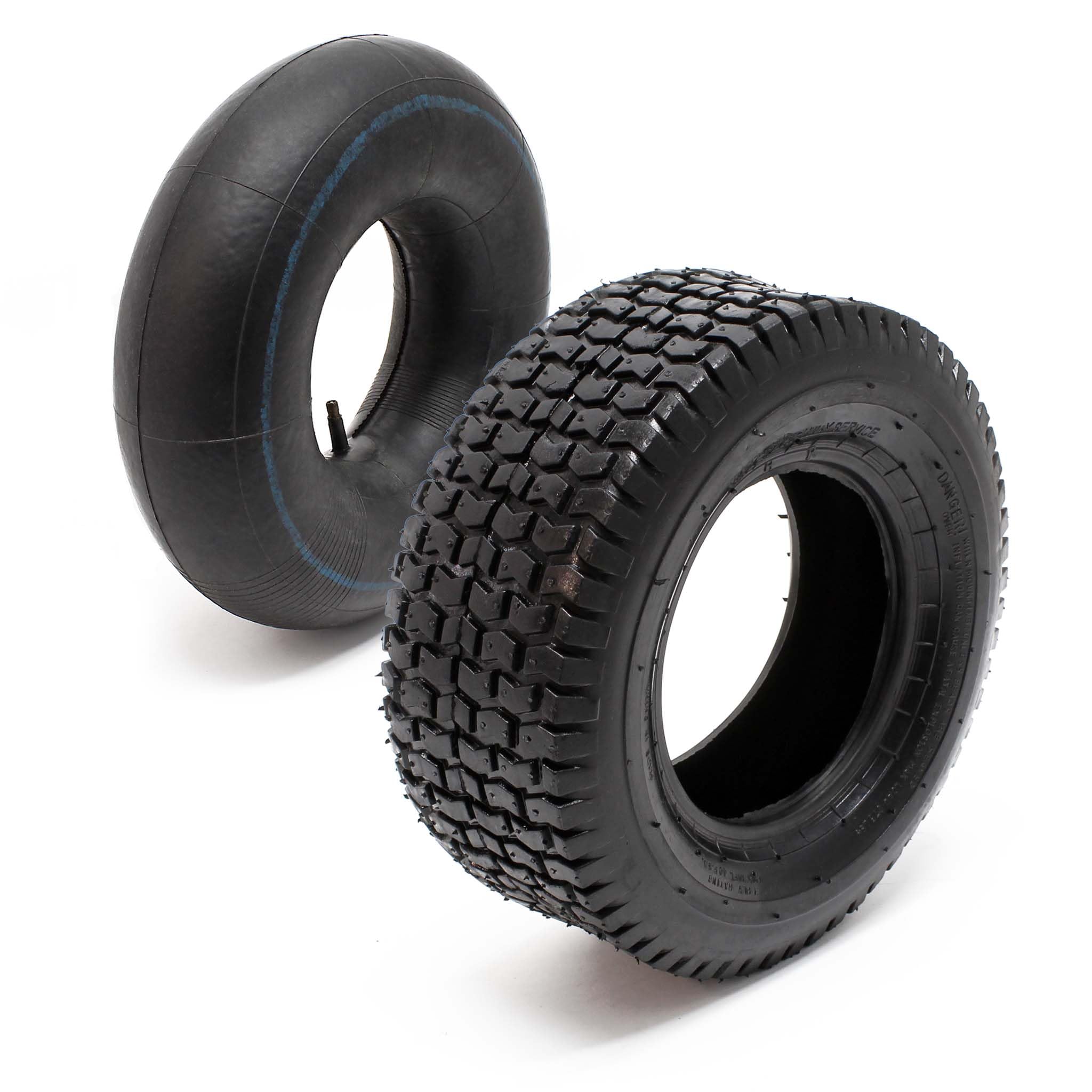 2 x opona 2 x dętka samojezdna / traktor do trawy 16 x 6,50-8 4PR zawór prosty