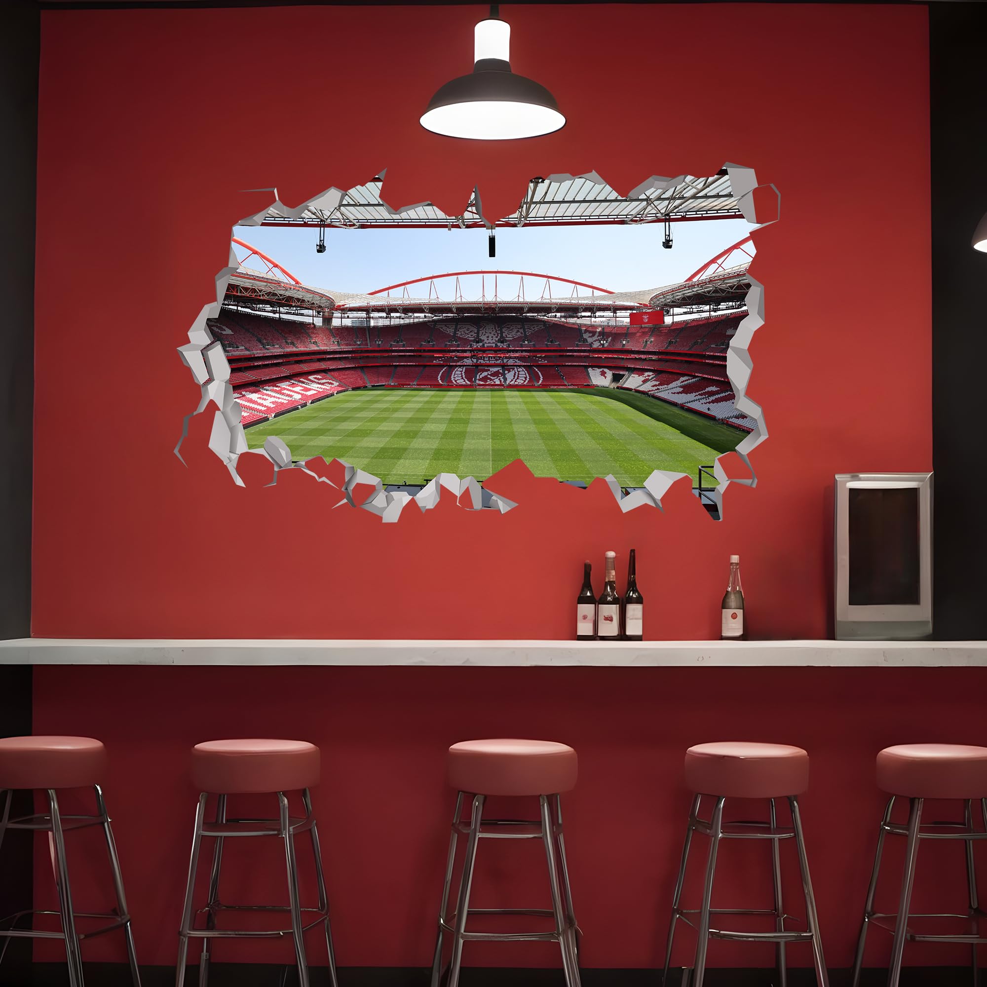 X Sport Lisboa e Benfica - AVinilo Adhesivo Pared para Decoracion Habitacion, Vinilos Decorativos Infantiles, Estadio da Luz, Benfica Criança