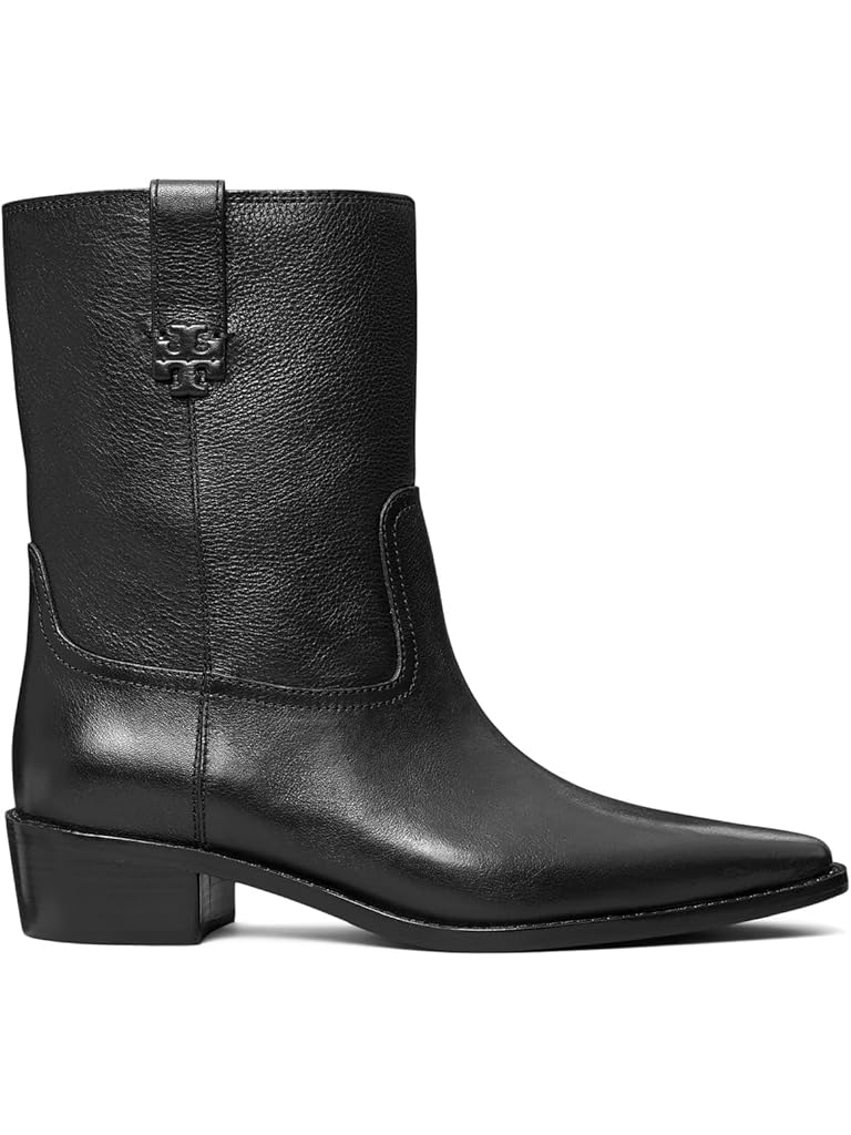 Black Tory Burch 45 mm City Western Ankle Boots