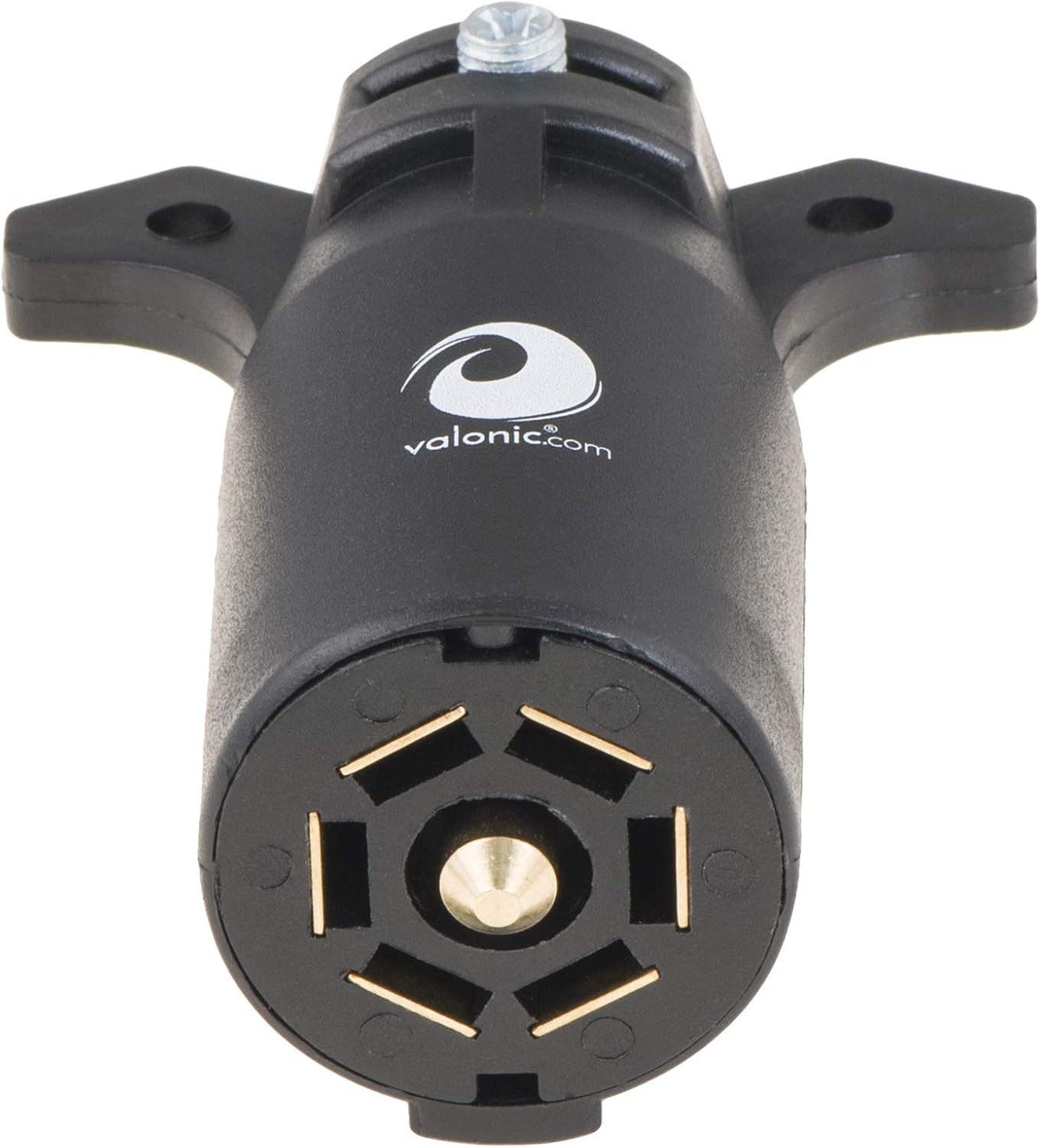 valonic 7 Way Trailer Plug - 7 pin Trailer - Wiring Harness Connector - for rv Trailer, Bike Trailer - Blade Connector