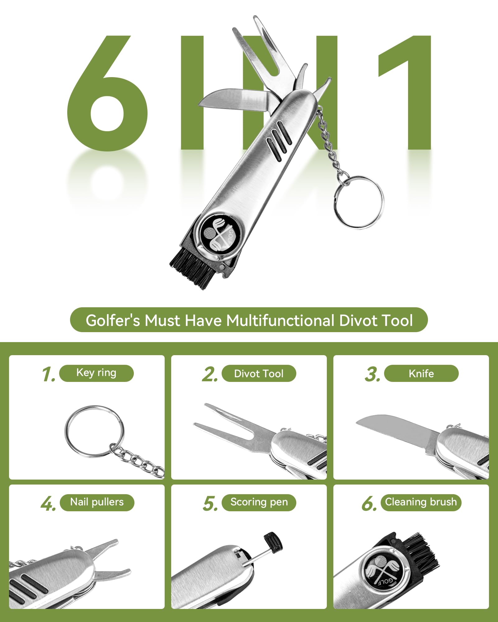 Accesorios de golf para hombre