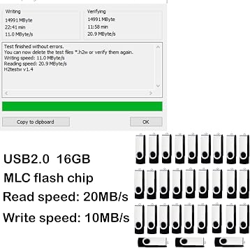 16GB USB Flash Drive 20 Pack Bulk USB Flash Drives Thumb Drive 20 Pack USB2.0 Flash Drive 16GB USB Drives