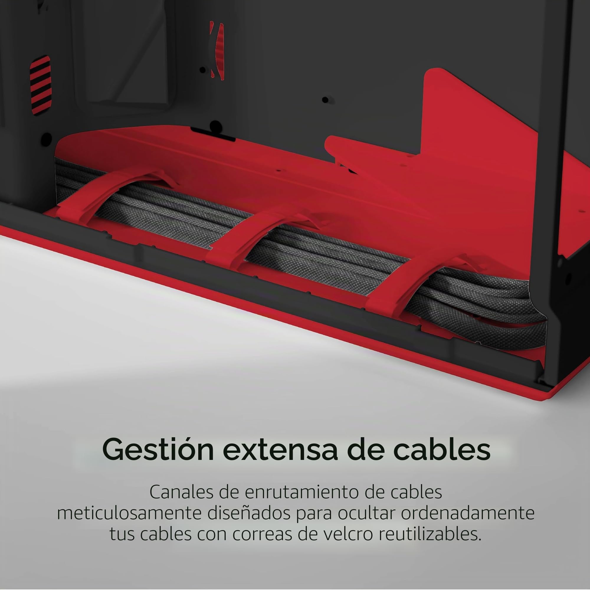 HYTE Y70 - Carcasa de Doble cámara panorámica de Vidrio Templado ATX de Torre Media con Cable Elevador PCIE 4.0 Incluido, Color Rojo (CS-HYTE-Y70-BR)