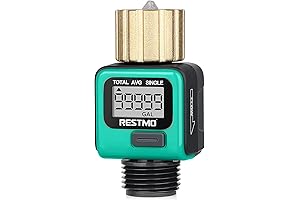 RESTMO Water Flow Meter, Measurement Precision for Outdoor Gardening