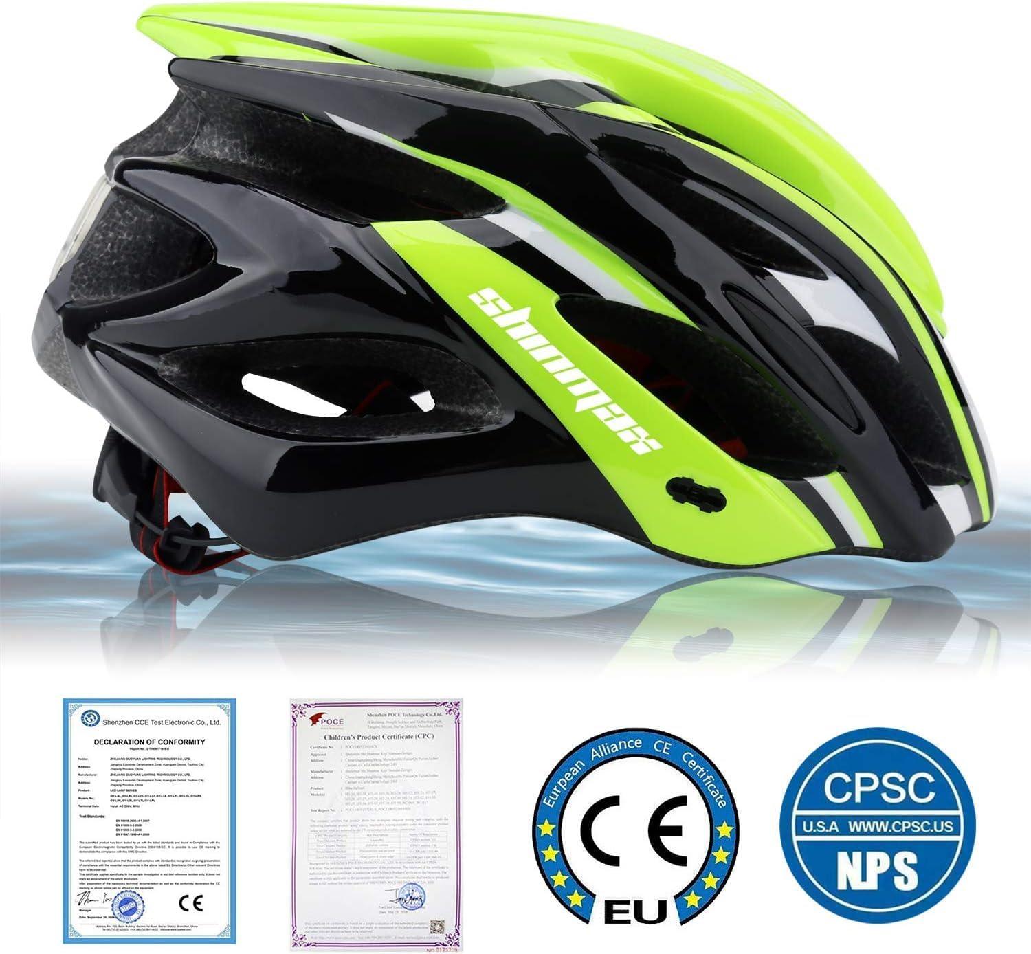 Casque de vélo pour homme femme, casques de course, scooter, VTT, trottinette, casque de vélo, lumière LED avec visière de protection de sécurité, taille réglable
