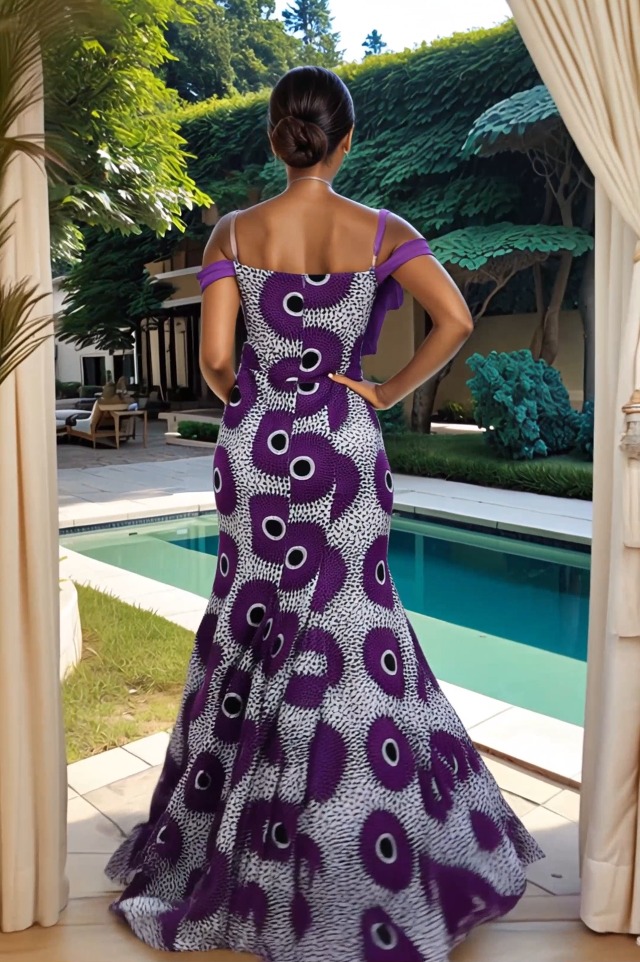 Amazon.com: Afrilisco African Print Dresses for Women Wedding Lady Dashiki  Party Dresses Cotton Elegant African Outfits Evening Gowns : Clothing,  Shoes & Jewelry