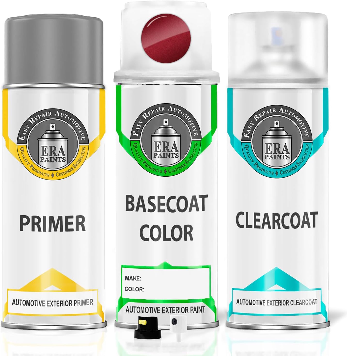 ERA Paints - PRH/ARH - Inferno Red Crystal Pearl for DODGE Exact OEM Color Match Automotive Touch Up Paint for Cars - Scratch & Chip Repair for Metal & Plastic - Essential Kit - Made in USA