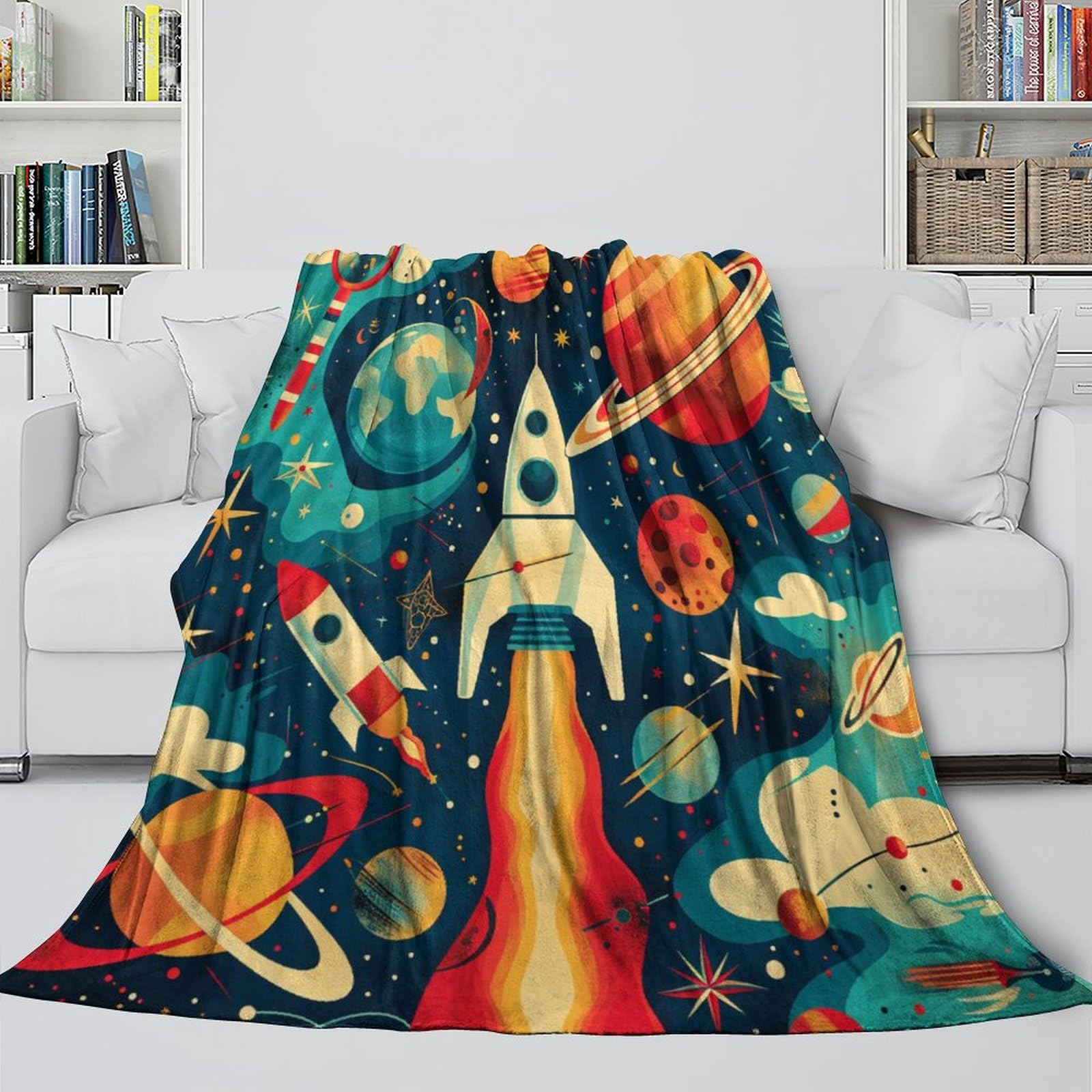 Coperta in morbido pile di flanella, ideale come regalo di compleanno per amici, familiari, regalo di Natale per amici e partner, coperta natalizia per divano e letto, 150 x 200 cm