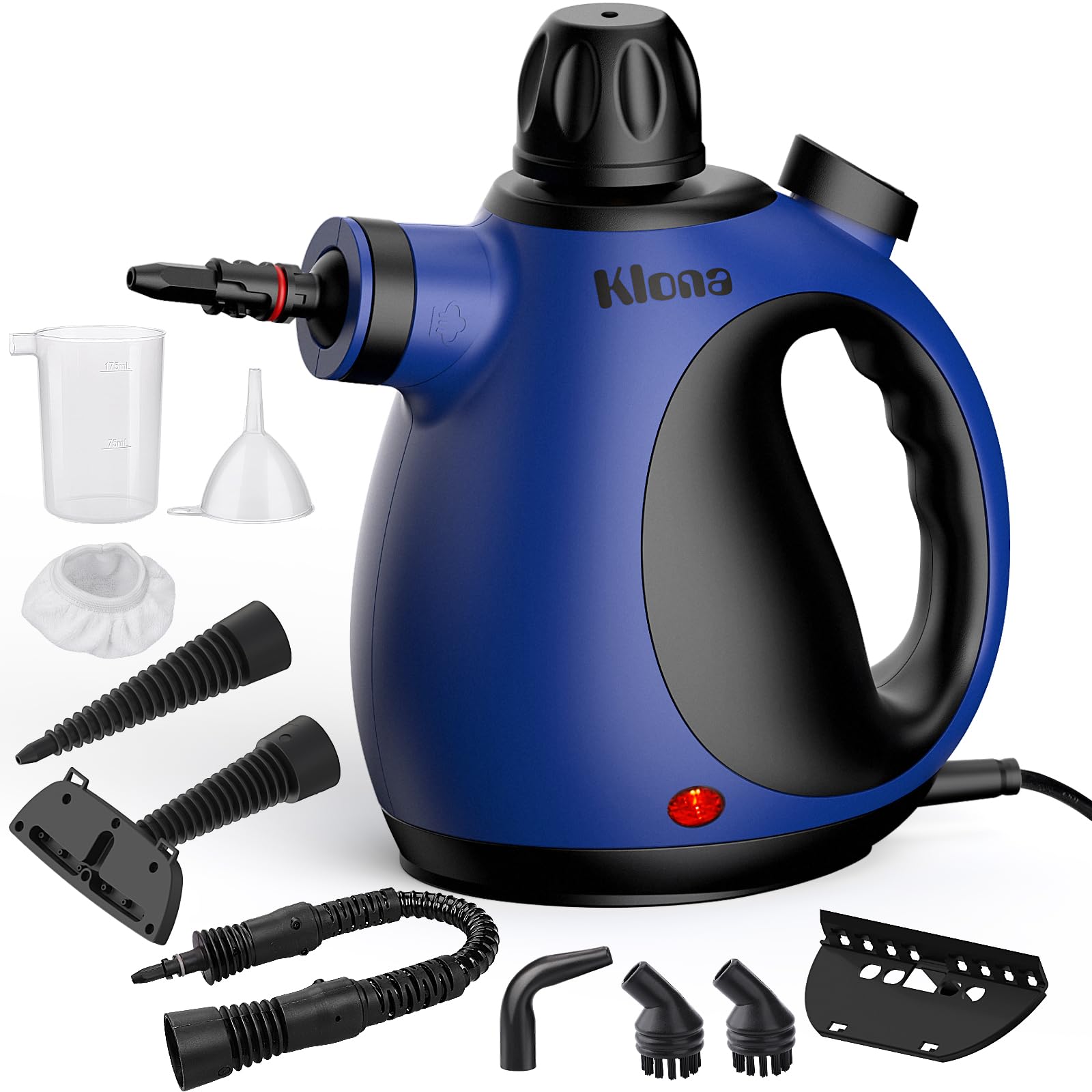 Pulitore A Vapore Portatile Klona - 10 Accessori, Potente E Senza Chimici, Per Casa E Auto - Foto 8