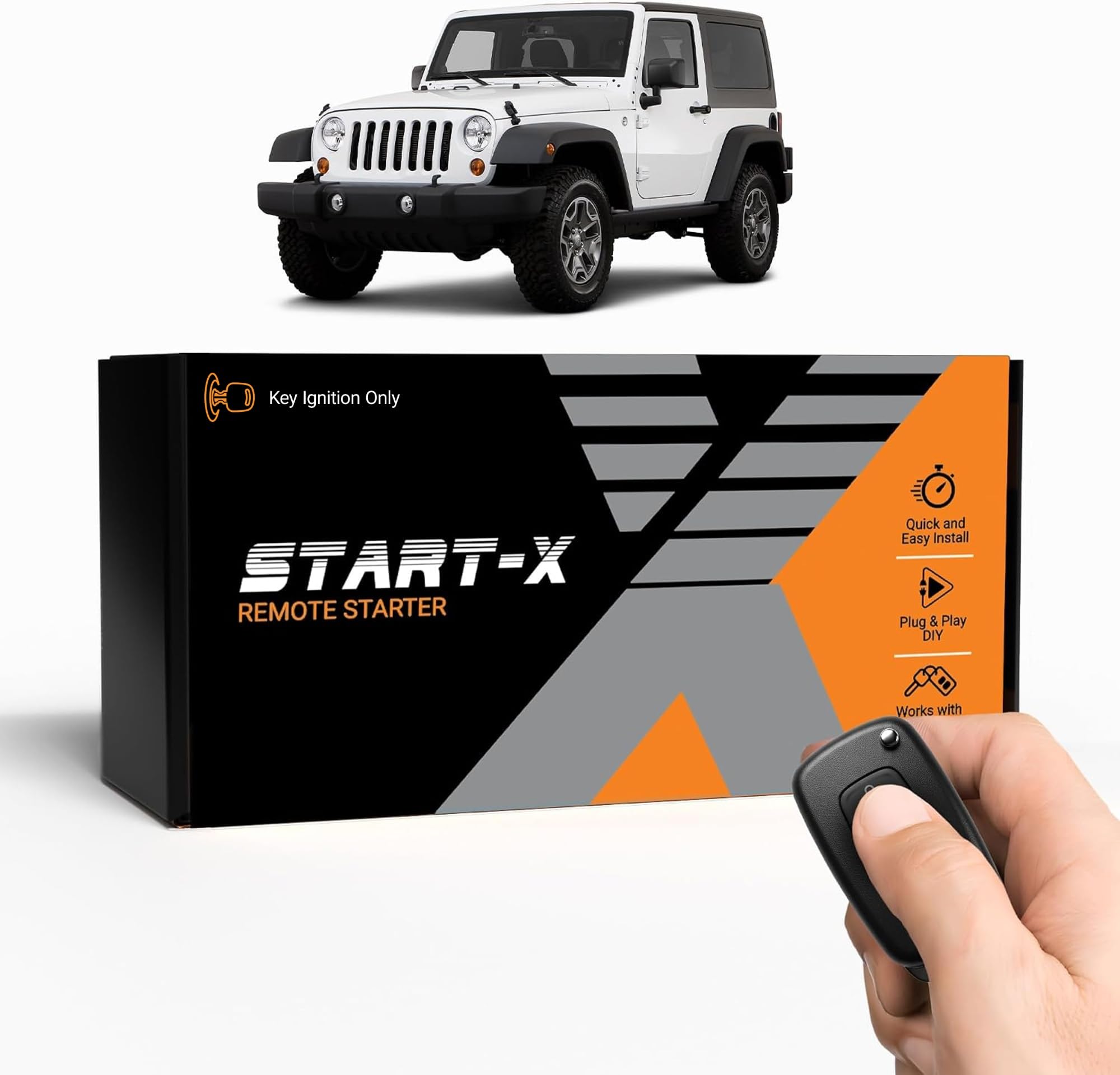 Start-X Car Remote Starter Kit for Wrangler JK (2007-2018)