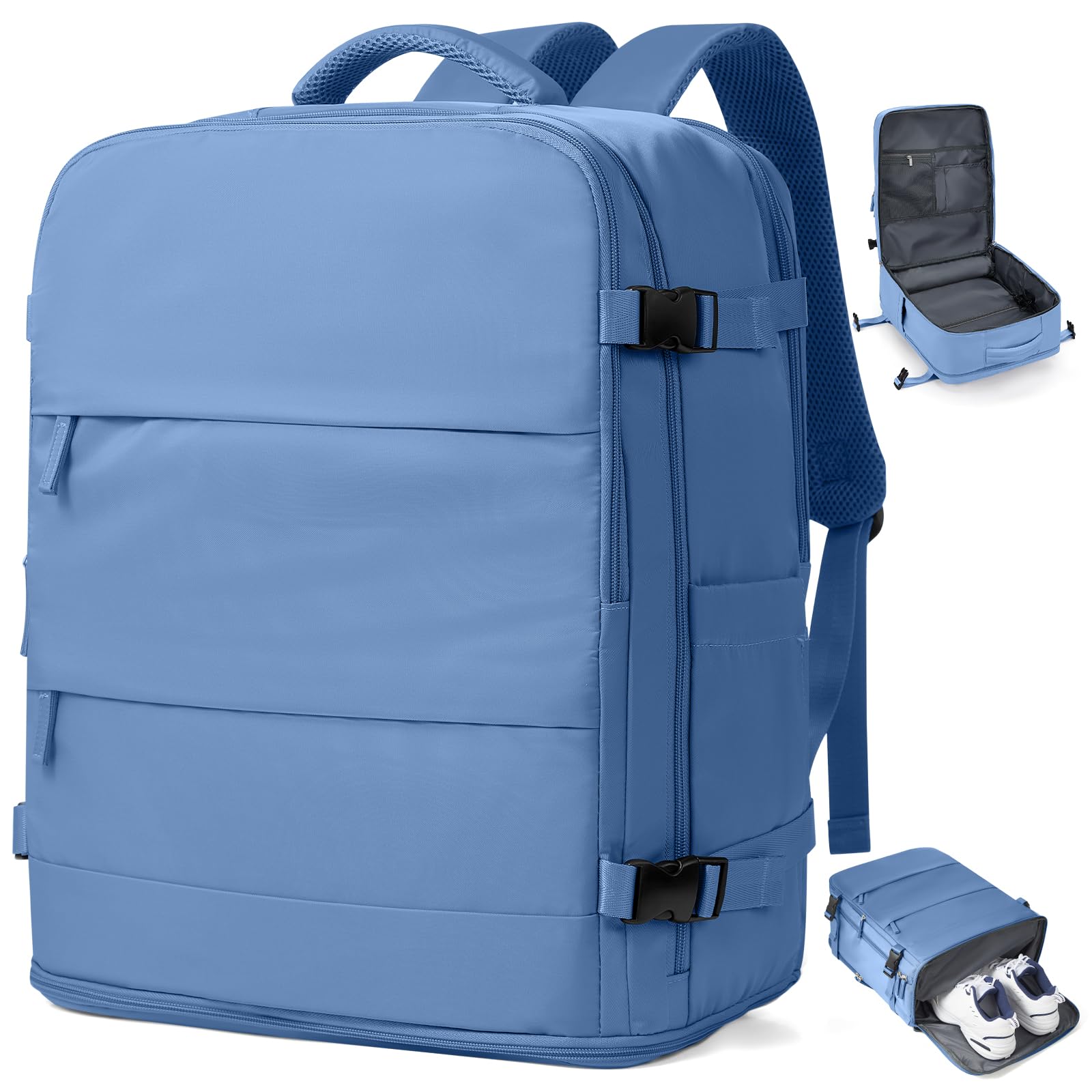 coowoz Large Travel Backpack Carry On for Women Man Waterproof Gym Backpacks with Laptop Compartment Mochila de Viaje Teacher Personal Item Backpack