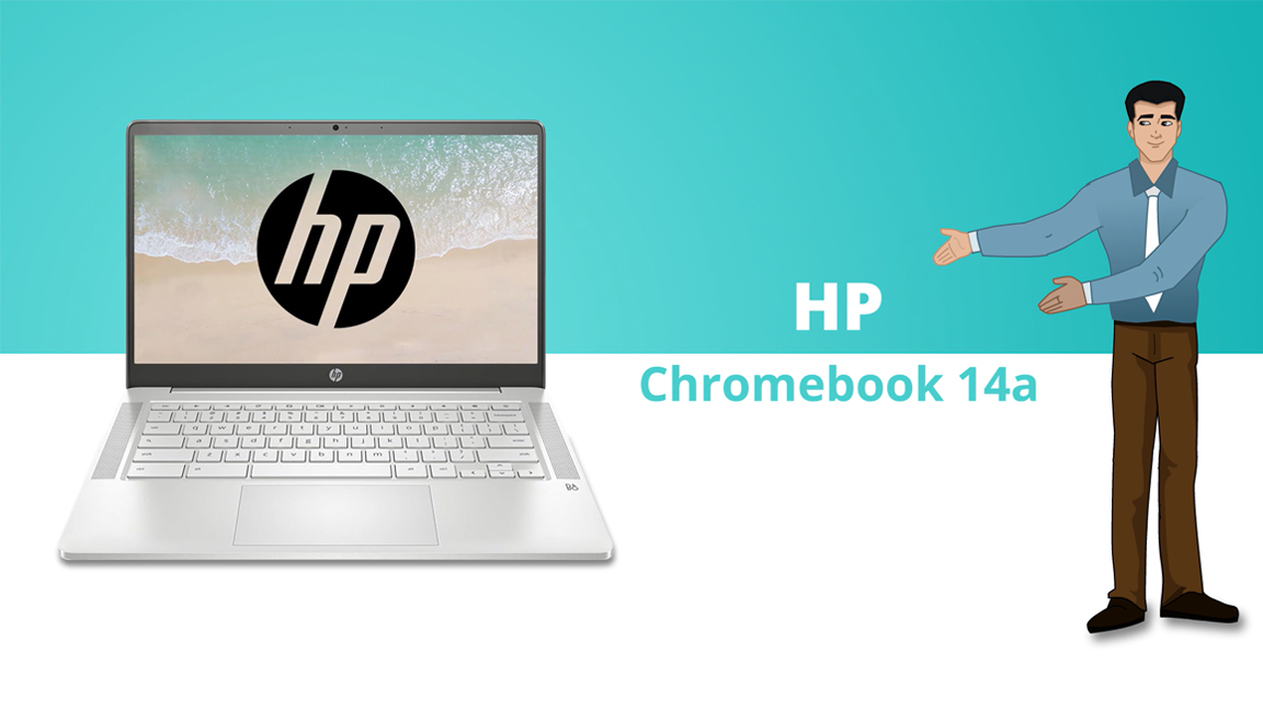 HP Chromebook 14a,Intel Celeron N4500 14inch(35.6 cm) FHD