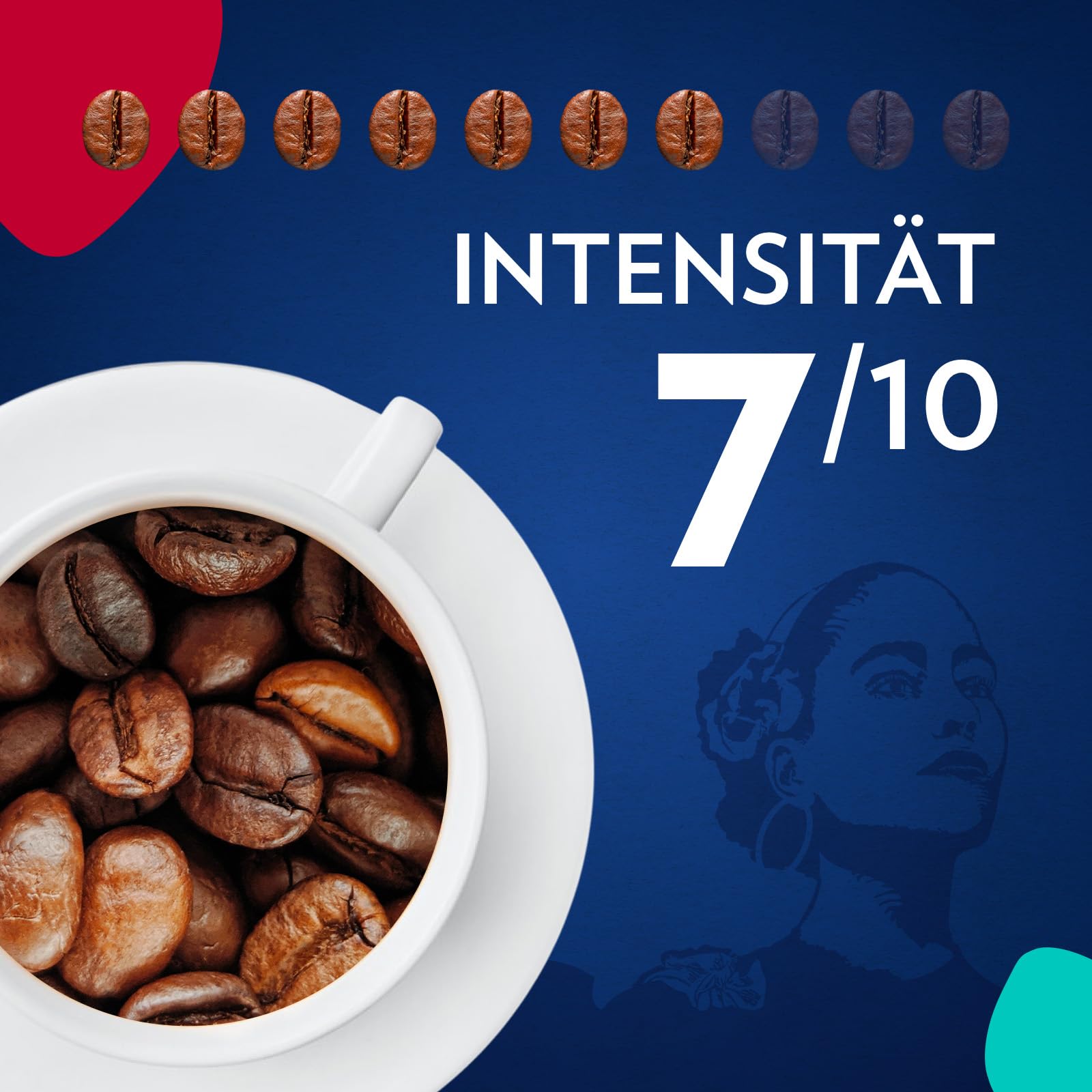 Lavazza, Tierra for Cuba, Bio-Kaffeebohnen, Ideal für Espressomaschinen, mit Aromen von Schokolade und Trockenfrüchten, Arabica und Robusta, Intensität 7/10, Mittlere Röstung, 1 kg