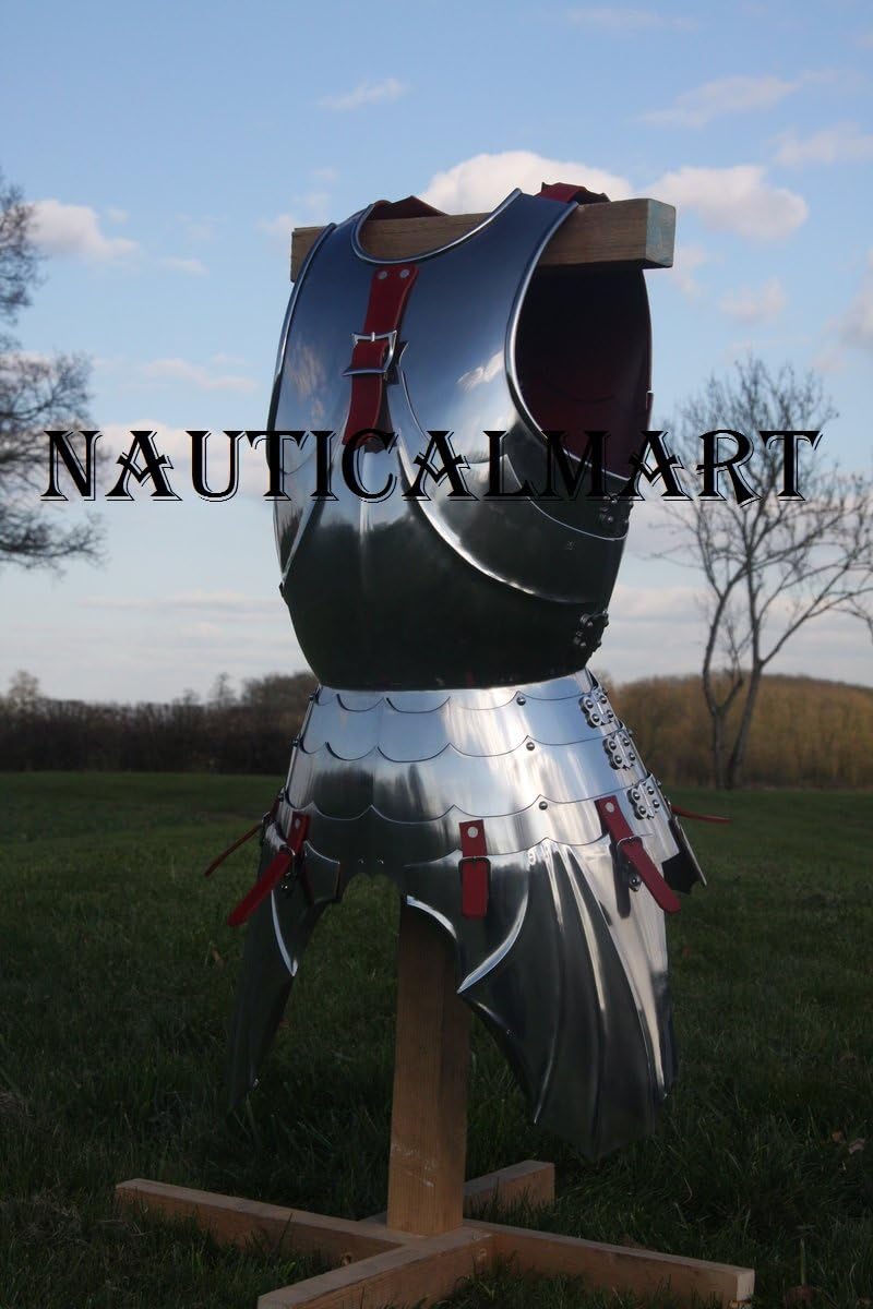 NauticalMart Medieval Reenactment Gothic Steel Cuirass Breastplate