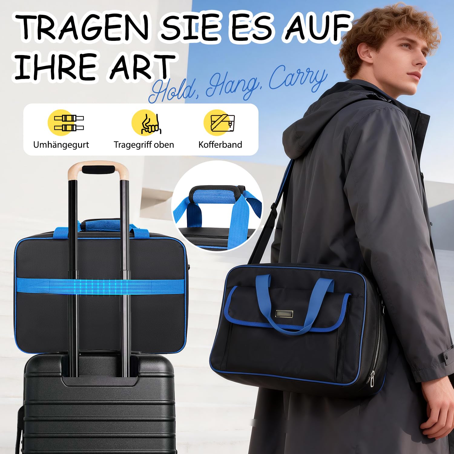 TavenRoa Tragetasche Kompatibel mit PS5/PS5 Slim, Schutztasche für PlayStation 5 Disc & Digital Edition, Organizer für Controller, Headset, Spiele Discs und Gaming Zubehör