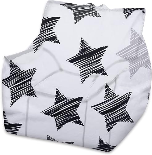 Miniatura 370 de Posh Creations Puf estructurado cómodo para jugar, leer y ver la televisión, Malibu Lounge, tela de lona para colorear, criaturas Criaturas de tela