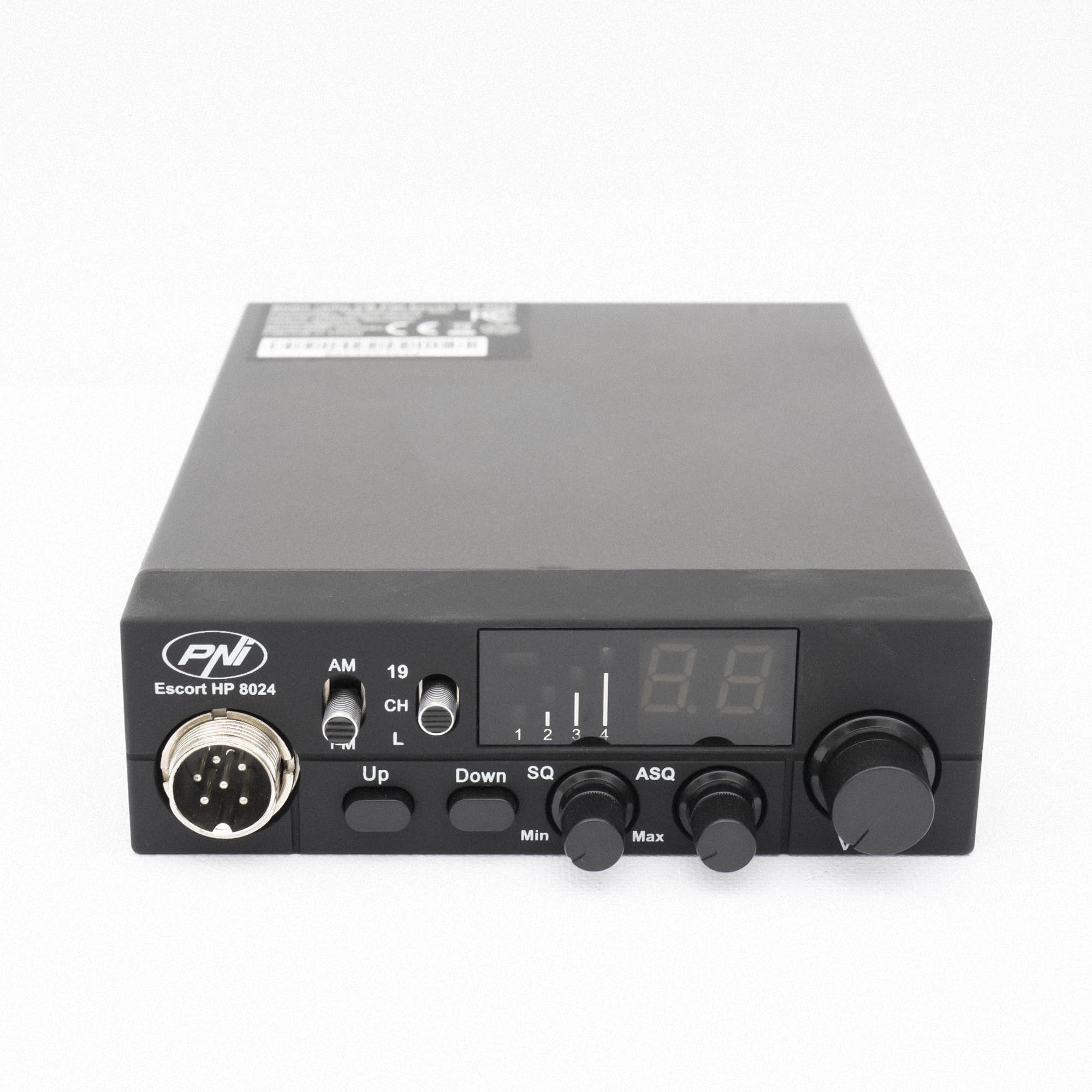Radio CB PNI 8024 Escort HP ASQ Ajustable 12V - 24V, 4W Am/FM