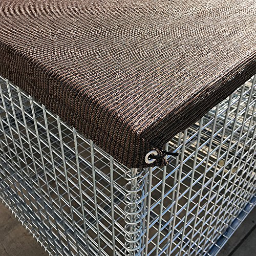 Alion Home UV Stable Dog Run & Pet Kennel Shade Cover, Sunblock Shade Privacy Panel with Grommets and Hems on 4 Sides… - Image 3
