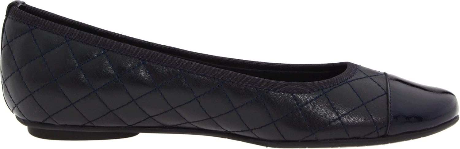 VANELi Womens Serene Flat,Navy,8.5 S US