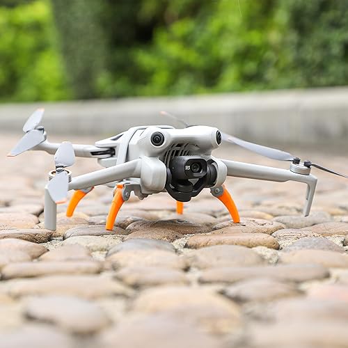 Miniatura 10 de Dron de plástico FPV 1.181 in tren de aterrizaje, pierna de drone aumento de engranaje pierna extendida para DJI Mini 4 Pro Drone Drone Accesorio