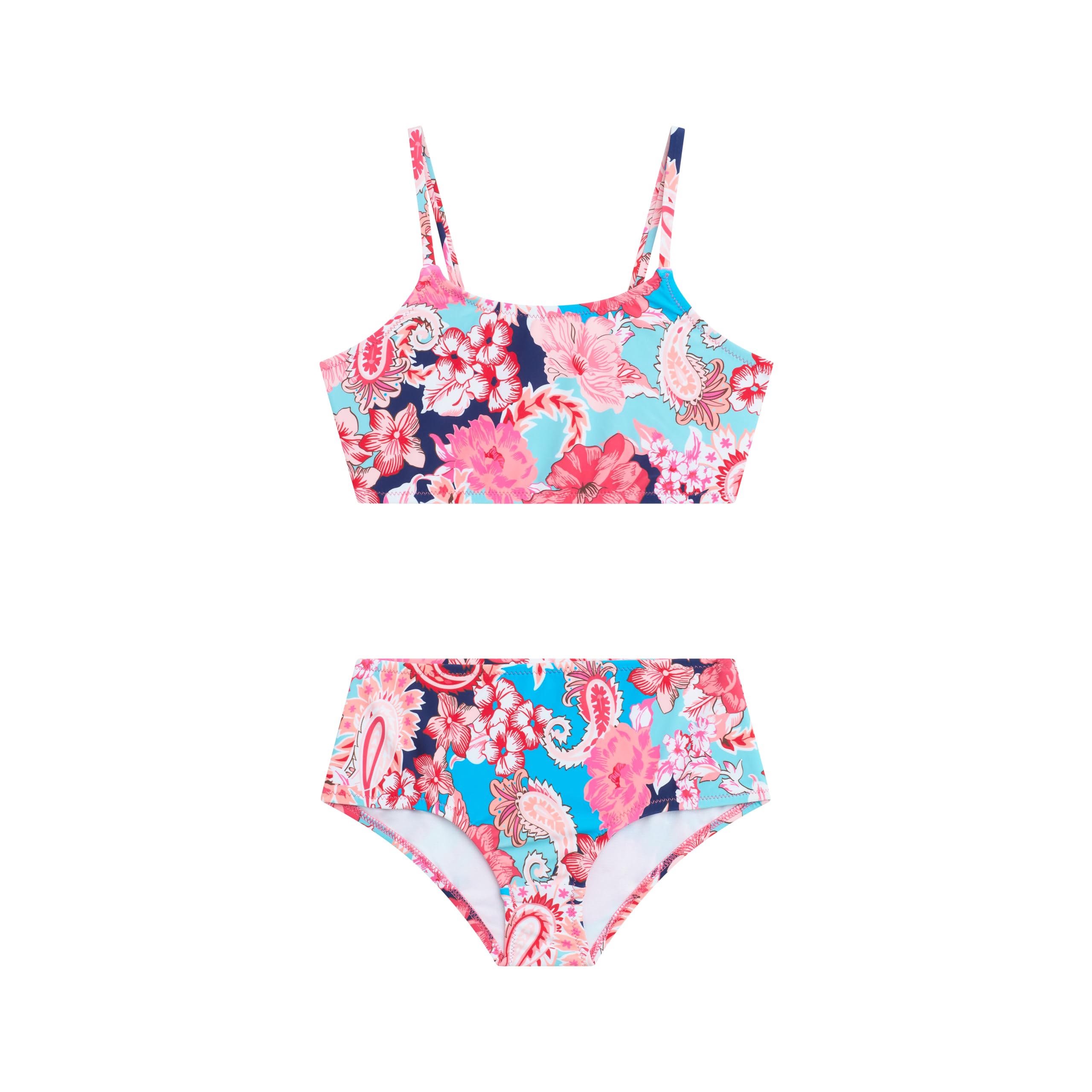 Kanu Surf Girls' Tammy Beach Sport Square Sun Bikini 2-piece Swimsuit