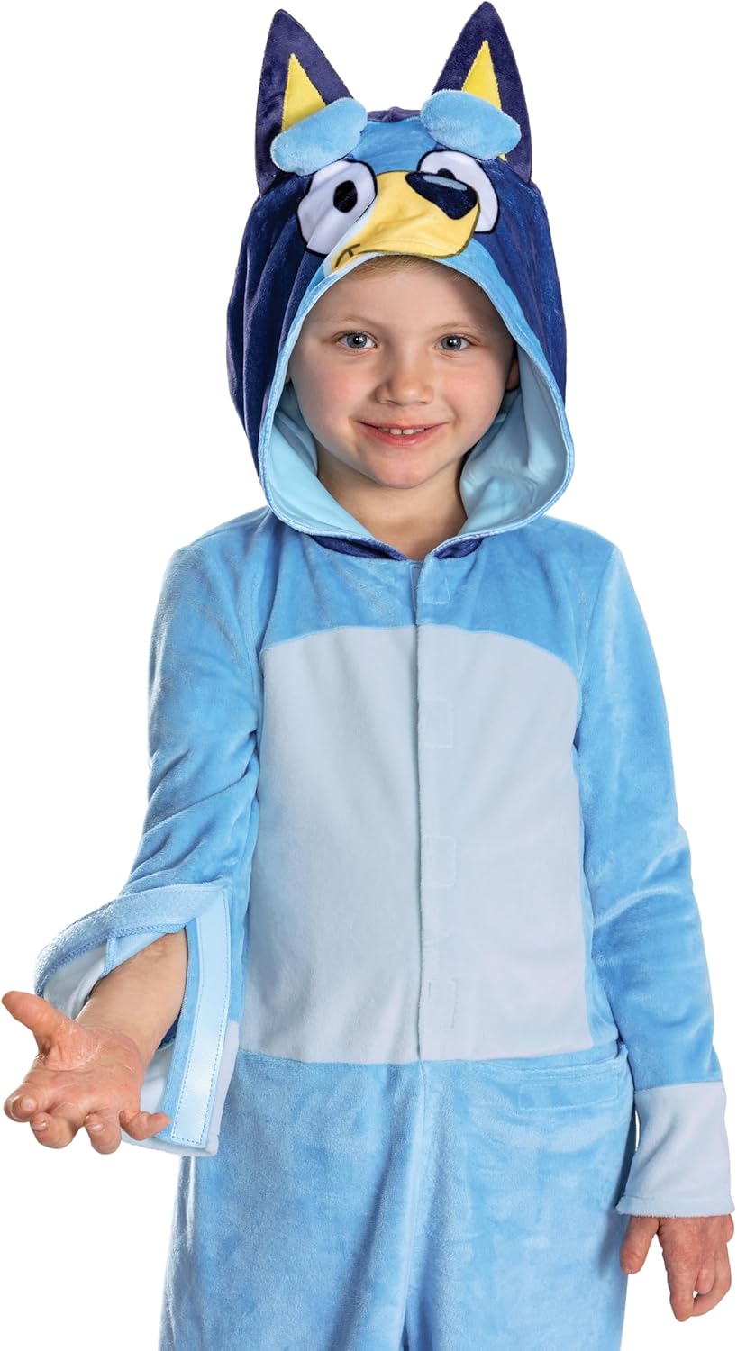 Disguise Bluey Costume for Kids, Official Adaptive Bluey Costume with Accessibility Features, Kids Size (2T)