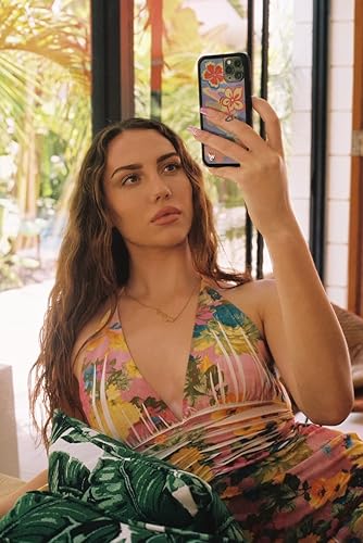 Miniatura 2 de Wildflower Fundas - Funda con diseño de mariposa AI, compatible con Apple iPhone 14 Pro  Púrpura, pastel, moderna, moderna, cromada, plateada,