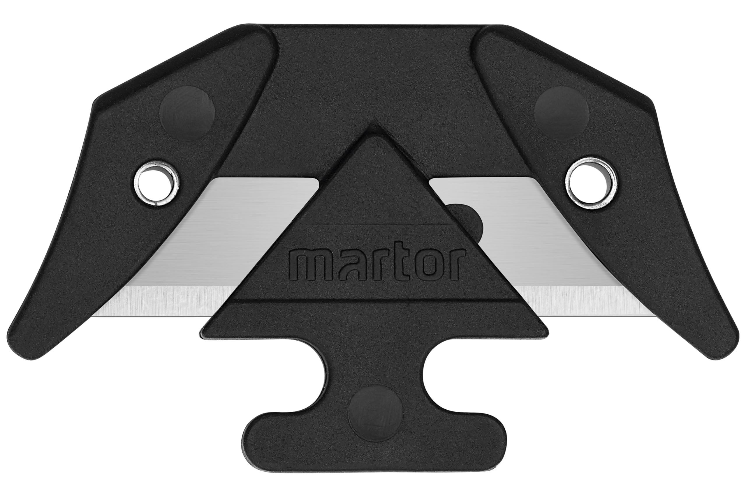 MARTOR 10 x SECUMAX Hoja, Cuchillos de recambio Cúter, Cuchillo de seguridad, 25,8 mm, afilado, 2 veces utilizable, no. 3448