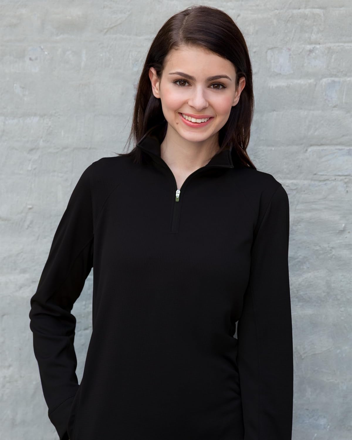 Vantage Apparel NCAA womens Women's Collegiate Micro Mesh Performance Team Color 1/4 Zip Pullover