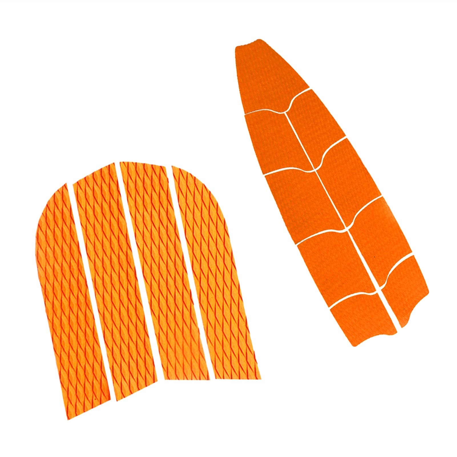 Non-Slip Surf Traction Pad, Full Deck Paddleboard 9 Board+4 Dog Traction Pads, Orange Diamond