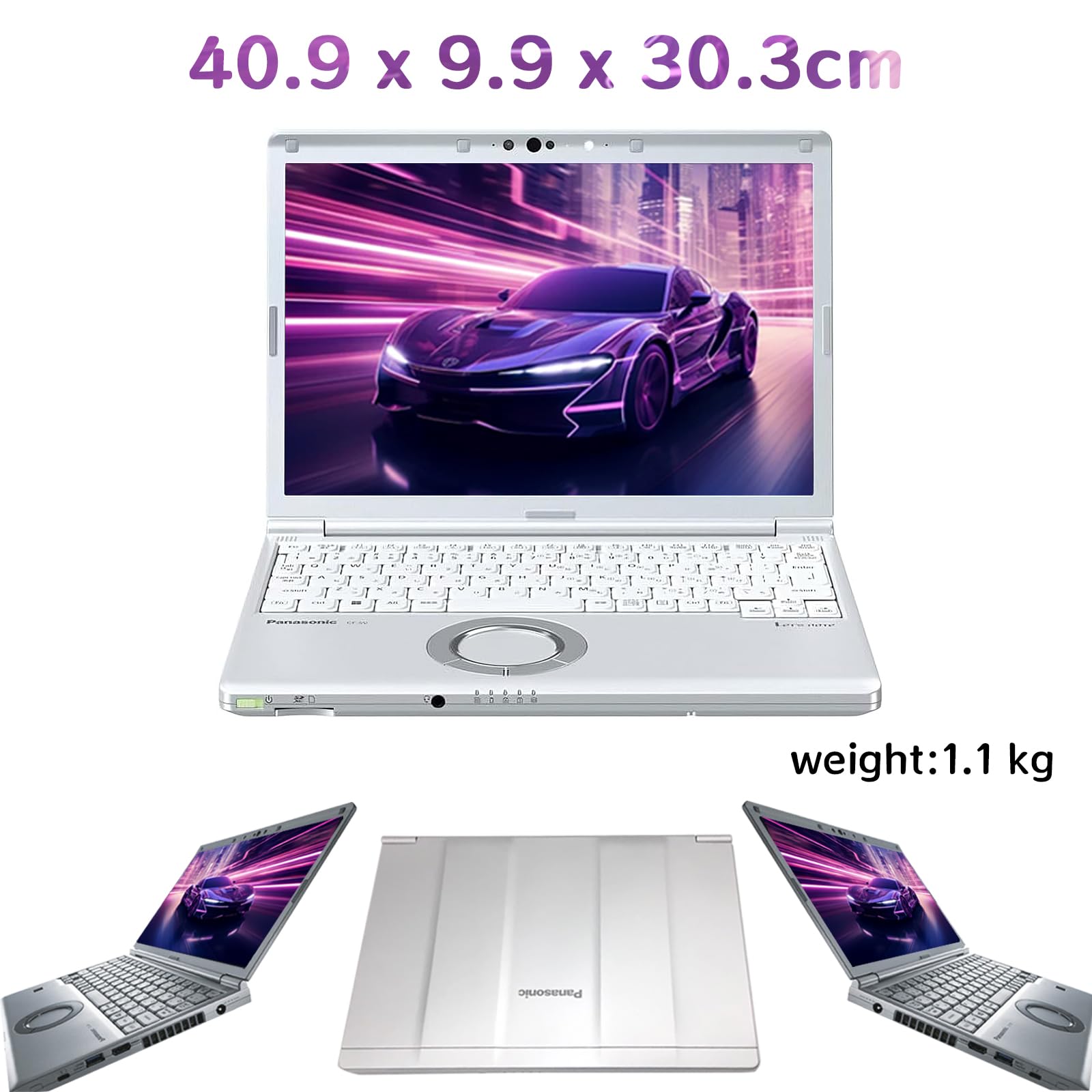 Amazon.co.jp: 【整備済み品】 パナソニック 軽量化 ノートPC レッツ 