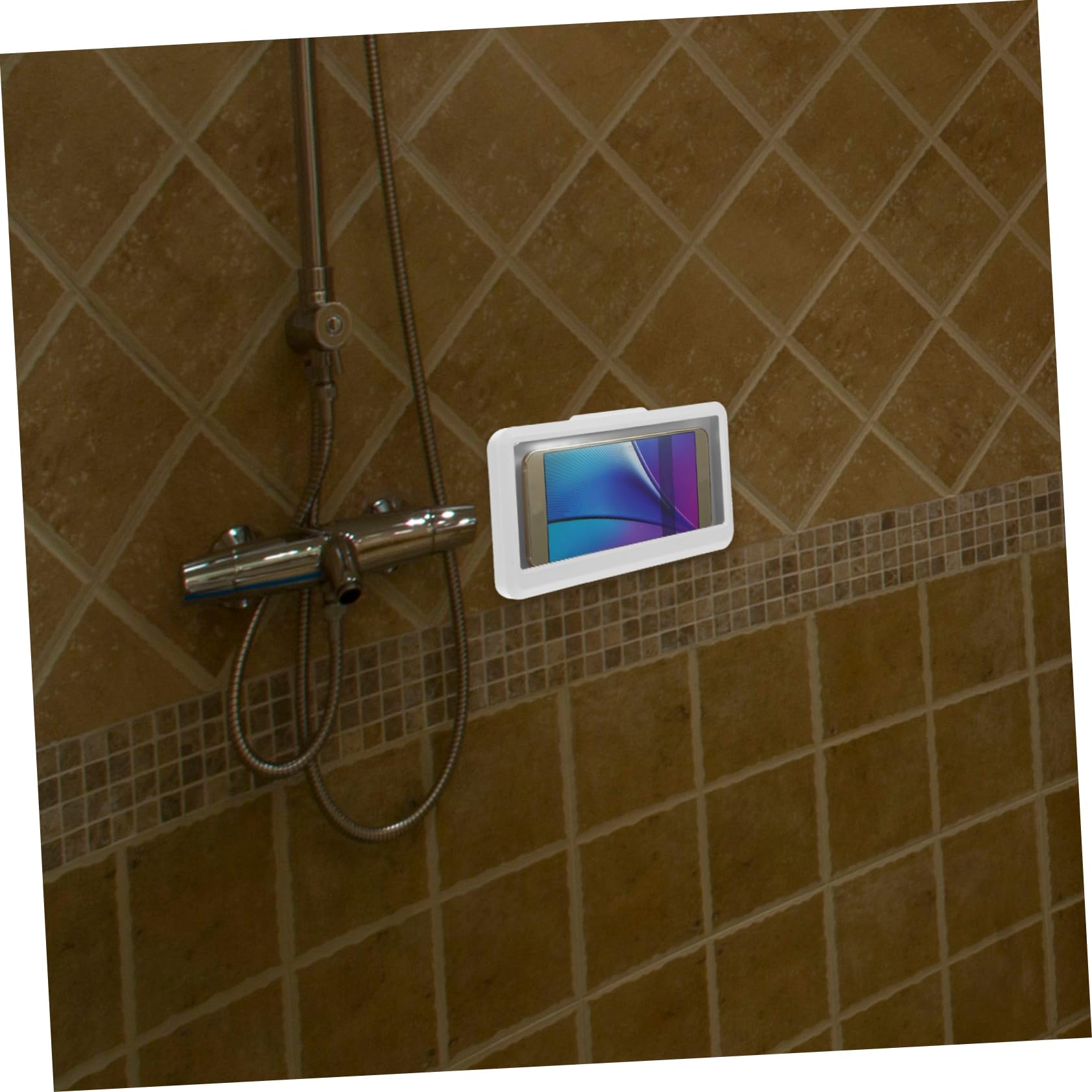 Gadpiparty 5stücke Wasserdichtes Handycase Für Badezimmer Wandmontage Berührbar Drehbar Für Entspannte Video-nutzung Der Dusche Kompatibel Mit Smartphones Elegantes Design