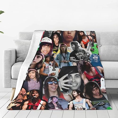 Vic Singer Fuentes - Manta de franela ligera de felpa y acogedora para cama, sofá, lavable, mullida, suave, manta de microfibra cálida, regalos