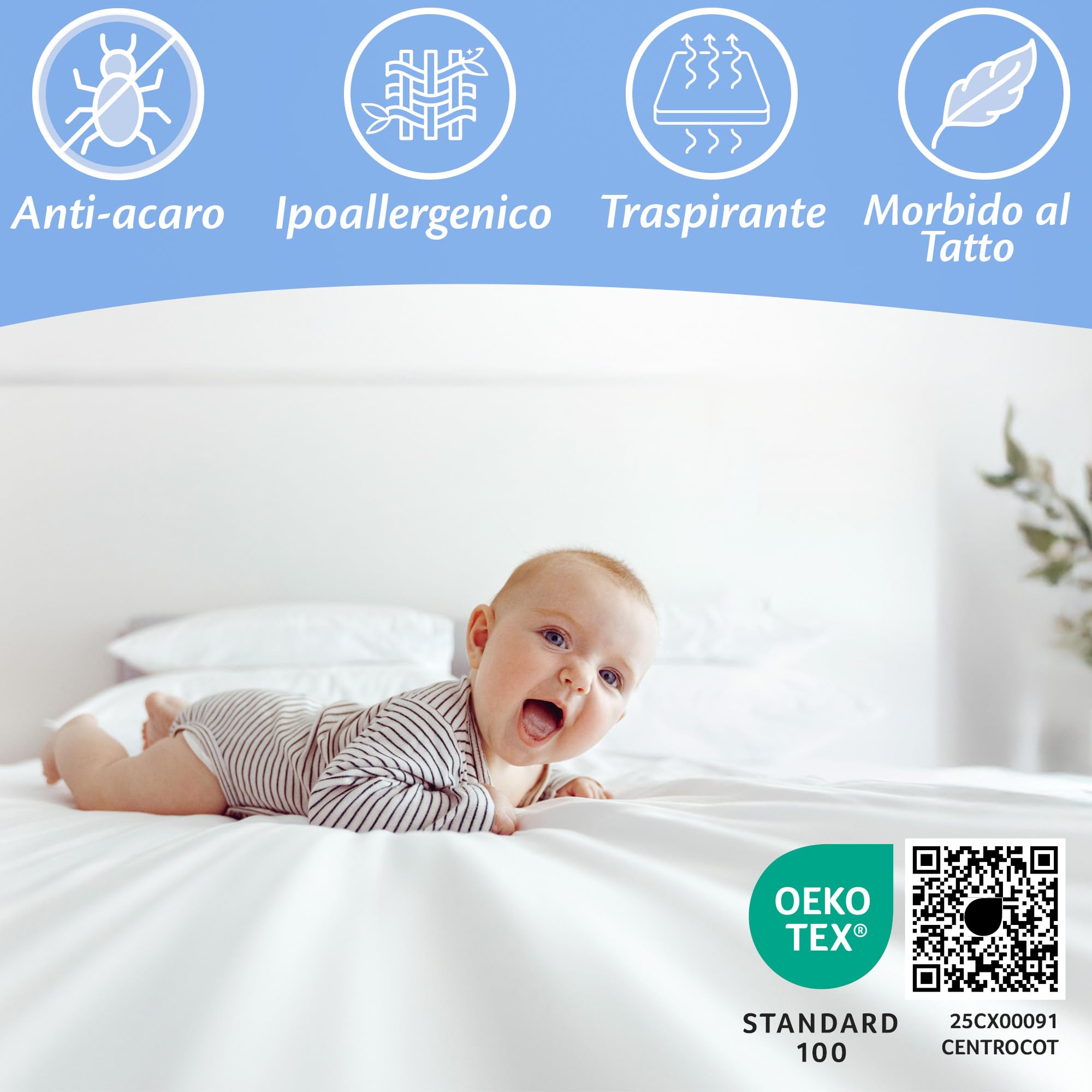 Coprimaterasso Impermeabile per Next to Me 2pz Salvapipì per Culle Cosleeping 50x83cm Kinderkraft UNO Cullami Cam Lenzuolo in Cotone Terry Cerata Salva Materasso Traversa Traspirante e Antiacaro