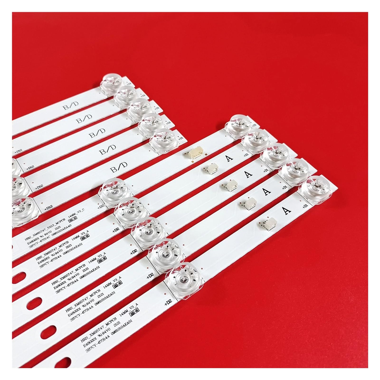 CObyda Tira de LED for TV MI 65" L65M5-5S L65M5-5A HRS_ XM65T47_ 5X13_ MCPCB 14mm_v3_A BCD L65M5-5A L65M5-5S CRH-BP653030051385F-A/B/C/D